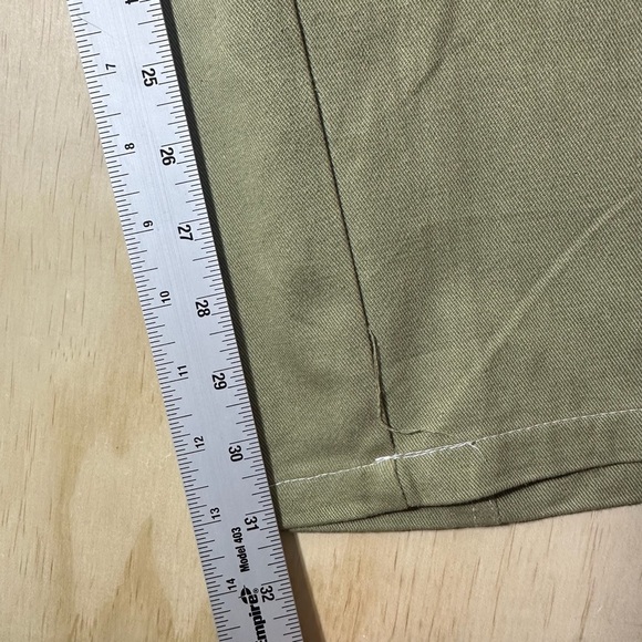 Fashion Nova Own It Sage Green Cargo Pants NWT Contrast Stitch Pant Medium NWT - Picture 10 of 15